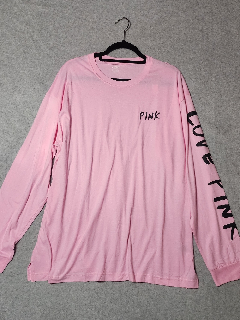 Vs Victorias Secret Pink Campus Long Sleeve Shirt Tunic